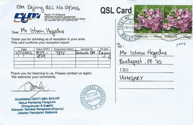 SWL Shortwave Listeners QSL Card Museum